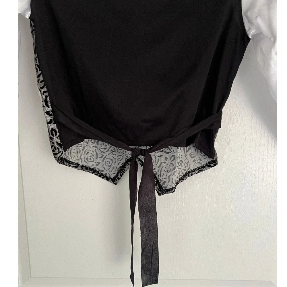 Spirit Halloween Boys Vampire Costume M 7-10 Gothic Victorian Vest Pants Cravat